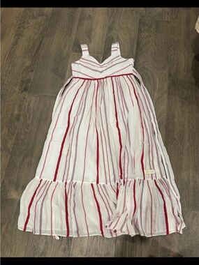 rosa flamenco maxi dress